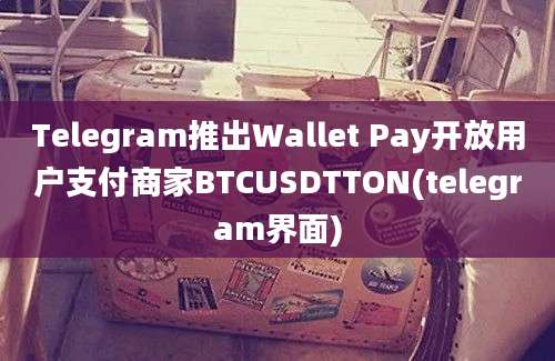 Telegram推出Wallet Pay开放用户支付商家BTCUSDTTON(telegram界面)