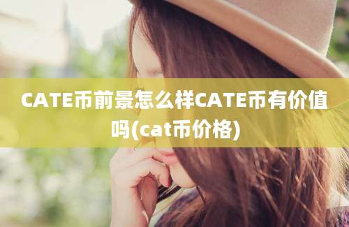 CATE币前景怎么样CATE币有价值吗(cat币价格)