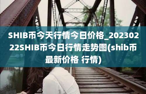 SHIB币今天行情今日价格_20230222SHIB币今日行情走势图(shib币最新价格 行情)