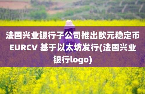 法国兴业银行子公司推出欧元稳定币EURCV 基于以太坊发行(法国兴业银行logo)