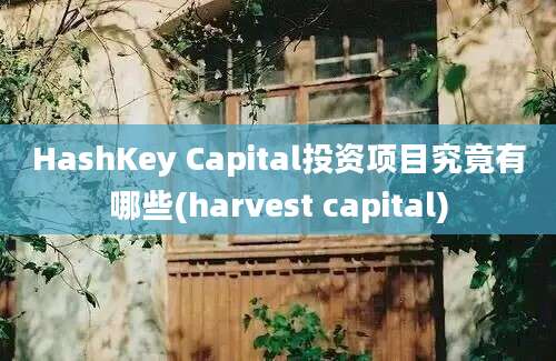 HashKey Capital投资项目究竟有哪些(harvest capital)