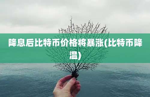 降息后比特币价格将暴涨(比特币降温)