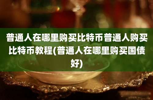 普通人在哪里购买比特币普通人购买比特币教程(普通人在哪里购买国债好)