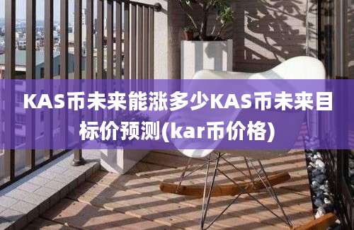 KAS币未来能涨多少KAS币未来目标价预测(kar币价格)