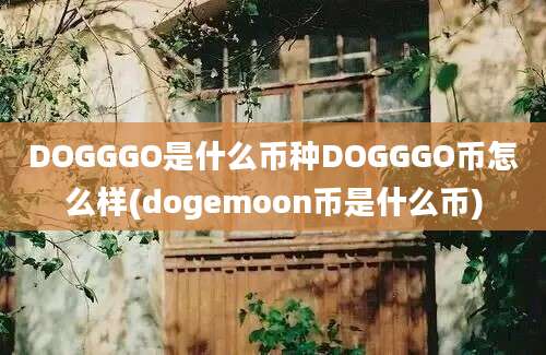 DOGGGO是什么币种DOGGGO币怎么样(dogemoon币是什么币)