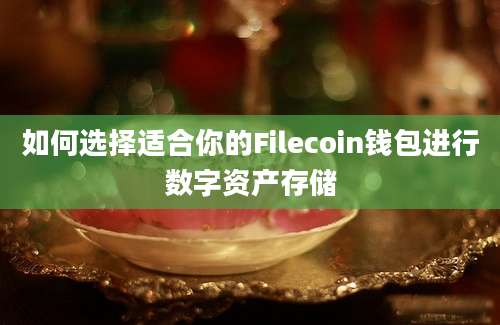 如何选择适合你的Filecoin钱包进行数字资产存储