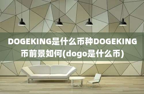 DOGEKING是什么币种DOGEKING币前景如何(dogo是什么币)