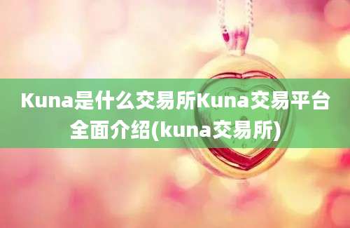 Kuna是什么交易所Kuna交易平台全面介绍(kuna交易所)