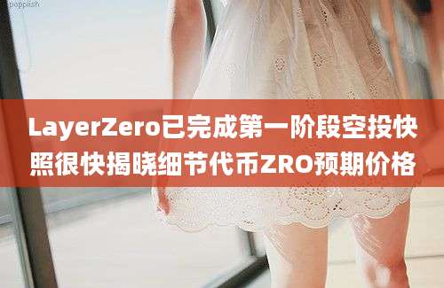 LayerZero已完成第一阶段空投快照很快揭晓细节代币ZRO预期价格