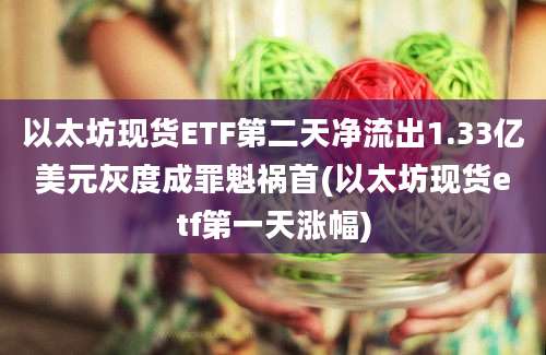 以太坊现货ETF第二天净流出1.33亿美元灰度成罪魁祸首(以太坊现货etf第一天涨幅)