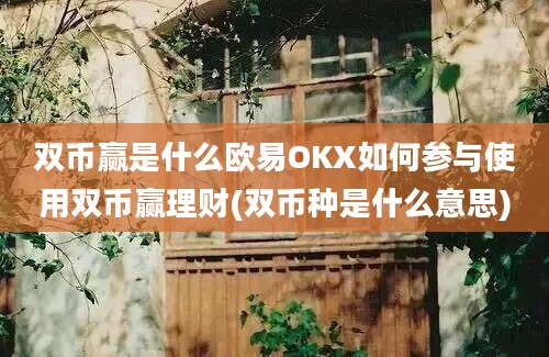 双币赢是什么欧易OKX如何参与使用双币赢理财(双币种是什么意思)