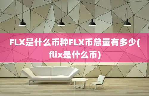 FLX是什么币种FLX币总量有多少(flix是什么币)