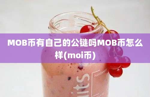 MOB币有自己的公链吗MOB币怎么样(moi币)