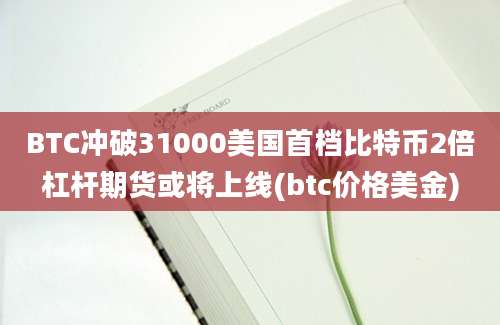 BTC冲破31000美国首档比特币2倍杠杆期货或将上线(btc价格美金)