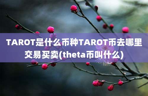 TAROT是什么币种TAROT币去哪里交易买卖(theta币叫什么)