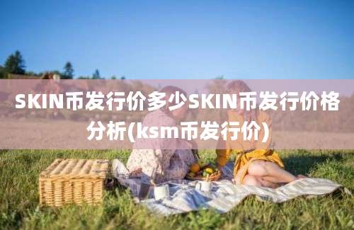 SKIN币发行价多少SKIN币发行价格分析(ksm币发行价)