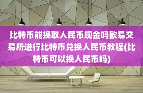 比特币能换取人民币现金吗欧易交易所进行比特币兑换人民币教程(比特币可以换人民币吗)