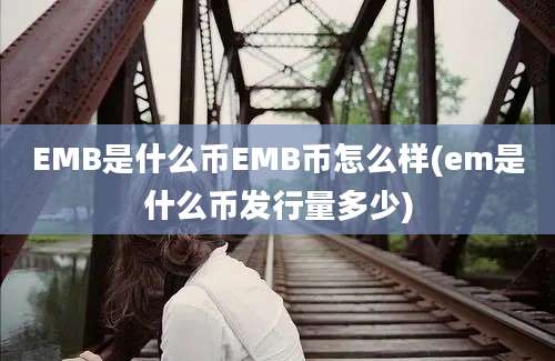 EMB是什么币EMB币怎么样(em是什么币发行量多少)