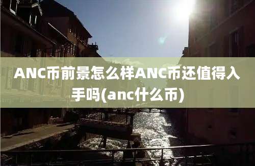 ANC币前景怎么样ANC币还值得入手吗(anc什么币)