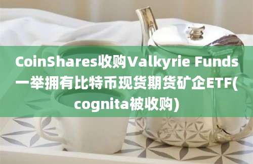 CoinShares收购Valkyrie Funds一举拥有比特币现货期货矿企ETF(cognita被收购)