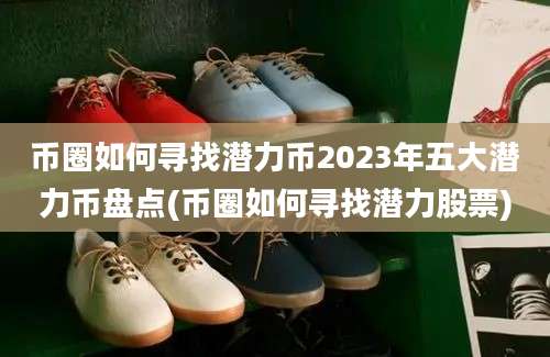 币圈如何寻找潜力币2023年五大潜力币盘点(币圈如何寻找潜力股票)