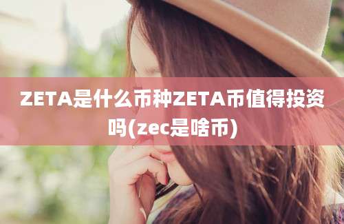 ZETA是什么币种ZETA币值得投资吗(zec是啥币)