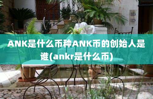 ANK是什么币种ANK币的创始人是谁(ankr是什么币)