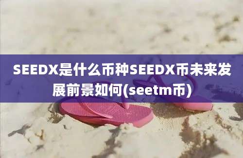 SEEDX是什么币种SEEDX币未来发展前景如何(seetm币)