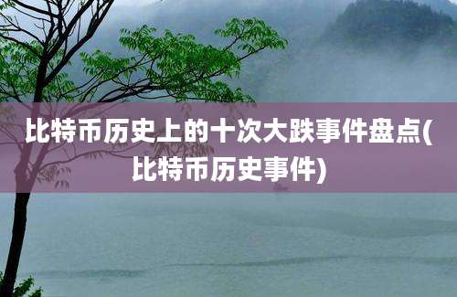 比特币历史上的十次大跌事件盘点(比特币历史事件)