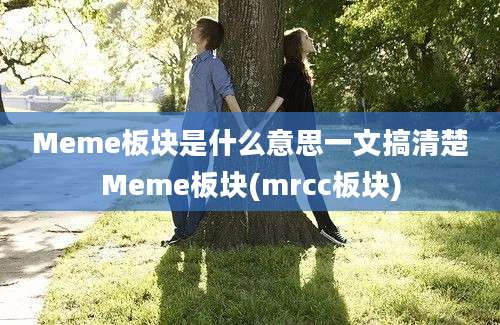 Meme板块是什么意思一文搞清楚Meme板块(mrcc板块)