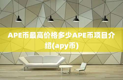 APE币最高价格多少APE币项目介绍(apy币)