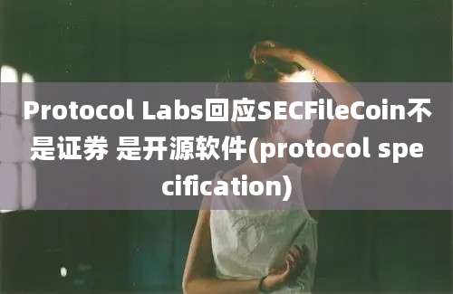 Protocol Labs回应SECFileCoin不是证券 是开源软件(protocol specification)