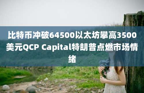 比特币冲破64500以太坊攀高3500美元QCP Capital特朗普点燃市场情绪