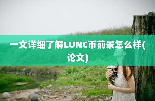 一文详细了解LUNC币前景怎么样(论文)