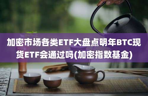 加密市场各类ETF大盘点明年BTC现货ETF会通过吗(加密指数基金)