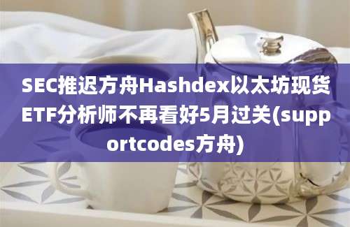 SEC推迟方舟Hashdex以太坊现货ETF分析师不再看好5月过关(supportcodes方舟)