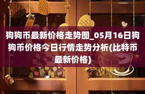 狗狗币最新价格走势图_05月16日狗狗币价格今日行情走势分析(比特币最新价格)