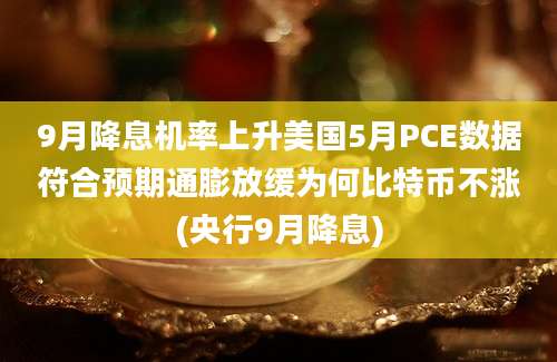 9月降息机率上升美国5月PCE数据符合预期通膨放缓为何比特币不涨(央行9月降息)