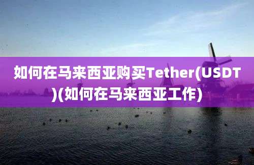 如何在马来西亚购买Tether(USDT)(如何在马来西亚工作)