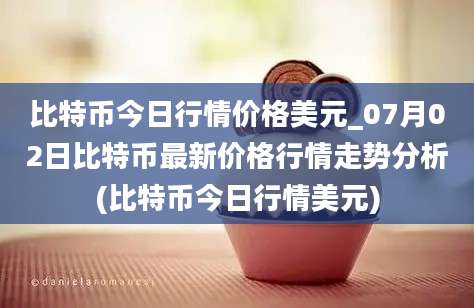 比特币今日行情价格美元_07月02日比特币最新价格行情走势分析(比特币今日行情美元)