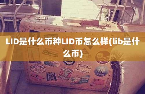 LID是什么币种LID币怎么样(lib是什么币)