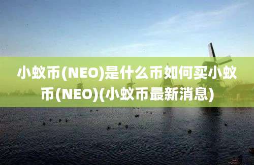 小蚁币(NEO)是什么币如何买小蚁币(NEO)(小蚁币最新消息)