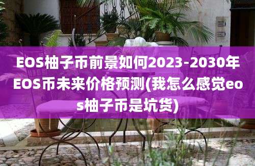 EOS柚子币前景如何2023-2030年EOS币未来价格预测(我怎么感觉eos柚子币是坑货)