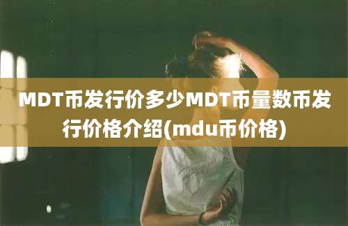 MDT币发行价多少MDT币量数币发行价格介绍(mdu币价格)