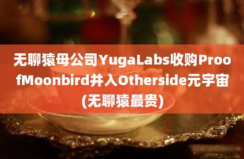 无聊猿母公司YugaLabs收购ProofMoonbird并入Otherside元宇宙(无聊猿最贵)