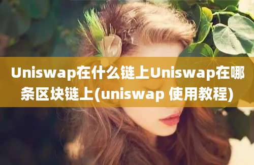 Uniswap在什么链上Uniswap在哪条区块链上(uniswap 使用教程)