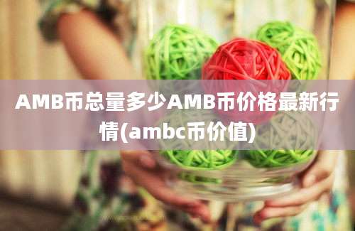 AMB币总量多少AMB币价格最新行情(ambc币价值)