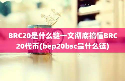 BRC20是什么链一文彻底搞懂BRC20代币(bep20bsc是什么链)