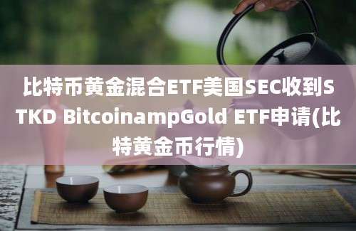 比特币黄金混合ETF美国SEC收到STKD BitcoinampGold ETF申请(比特黄金币行情)