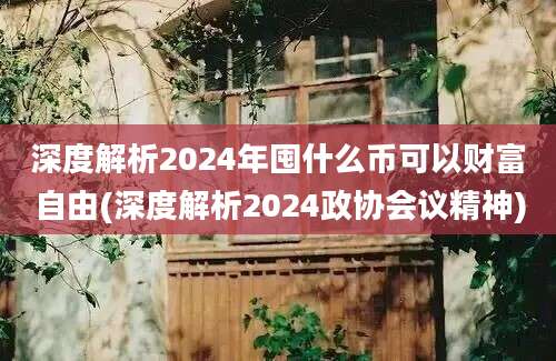 深度解析2024年囤什么币可以财富自由(深度解析2024政协会议精神)